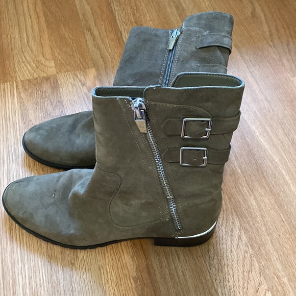 CK green suede booties - Picture 6 of 7